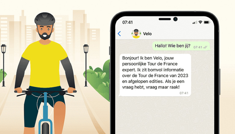 AI-chatbot helpt om de Tour de France te volgen