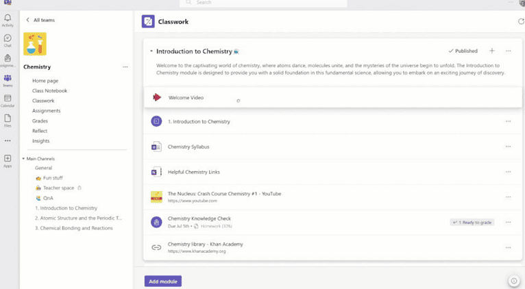 Microsoft introduceert planningsapp Classwork in Teams for Education