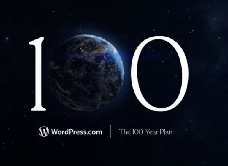 WordPress biedt nu 100-jarige domeinregistratie