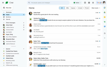 Google wil concurreren met Teams en Slack met nieuwe manier van samenwerken