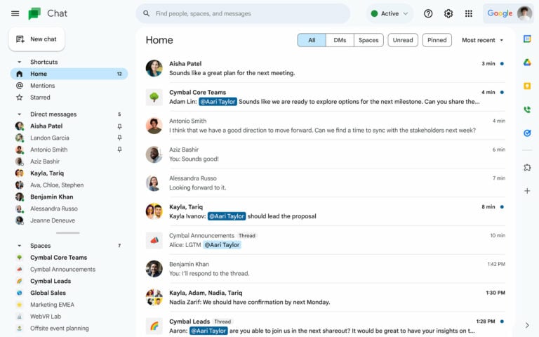 Google wil concurreren met Teams en Slack met nieuwe manier van samenwerken