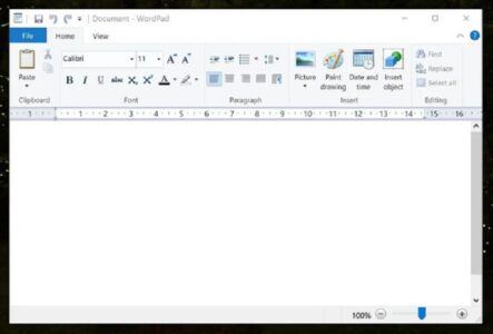 WordPad zit niet meer in Windows Insider-build