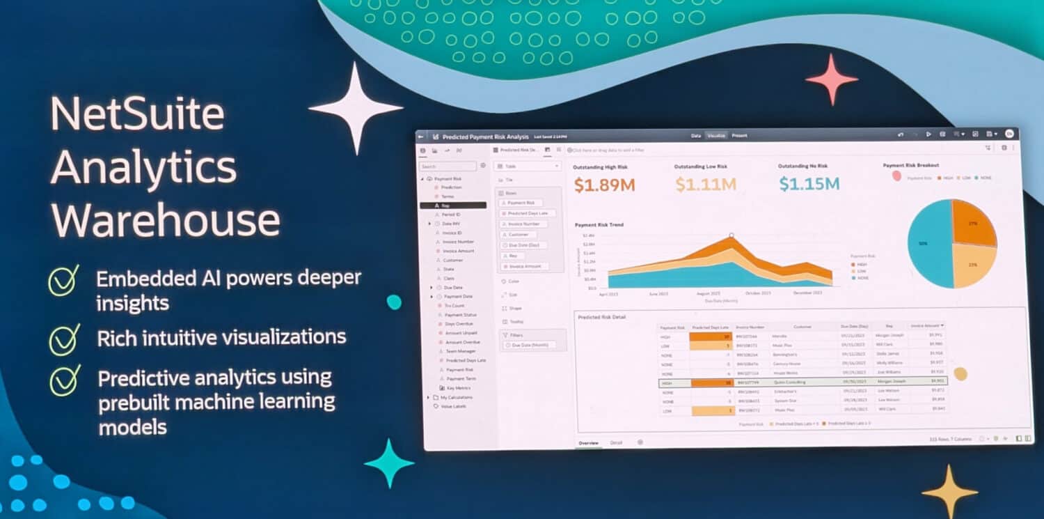 Netsuite analytics-magazijn.