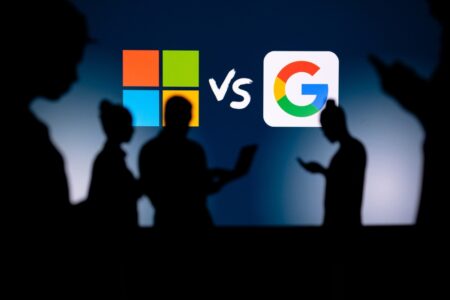 Omzet uit clouddiensten Microsoft en Google groeit gestaag