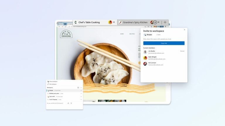 Microsoft Edge Workspaces maakt van browser een samenwerkingshub