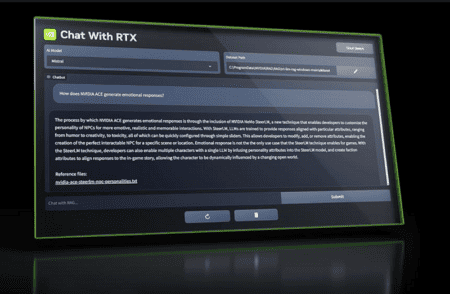 Nvidia introduceert Chat with RTX: bouw en draai een chatbot op de pc