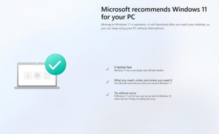 Microsoft pusht migratie naar Windows 11 met pop-up