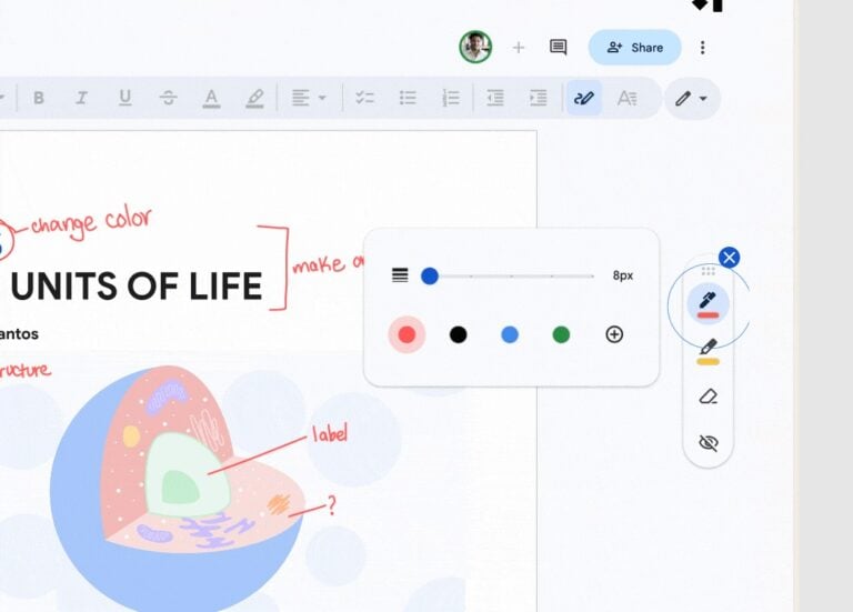 Google Docs ondersteunt nu geschreven annotaties op Android