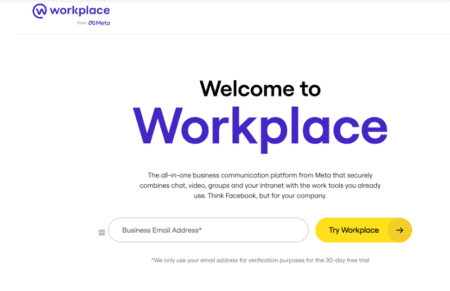 Slack-concurrent Meta Workplace in 2026 op zwart