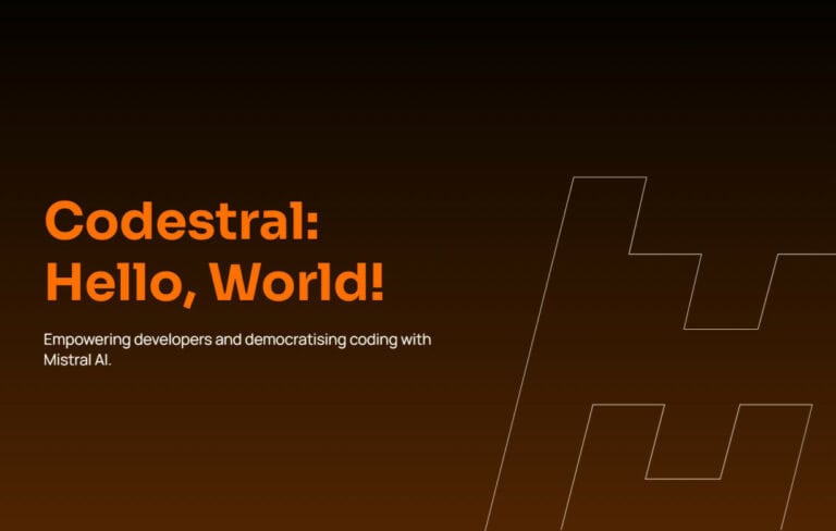 Mistral onthult AI-model Codestral, vloeiend in 80 programmeertalen
