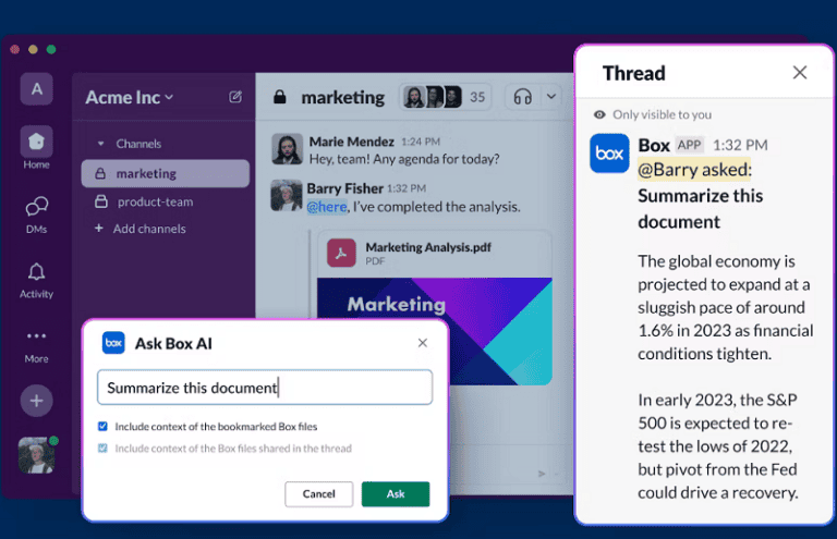 Platformen Box en Slack integreren meer met elkaar