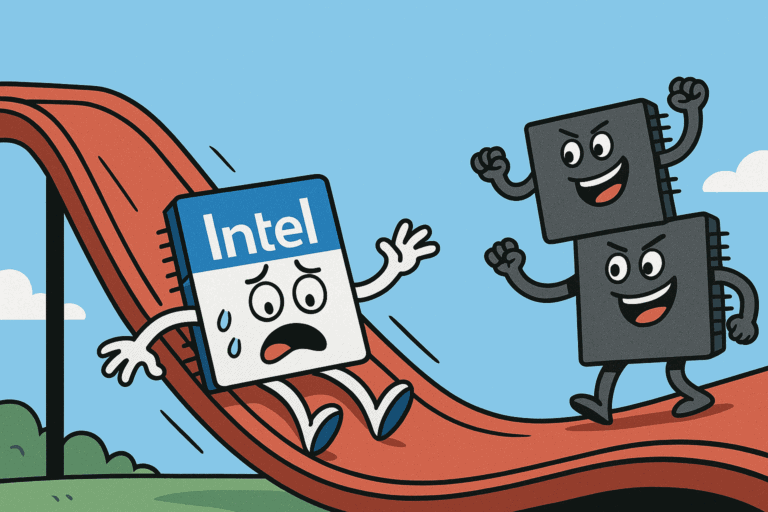 Intel in crisis: van chipgigant naar overlevingsstrijd