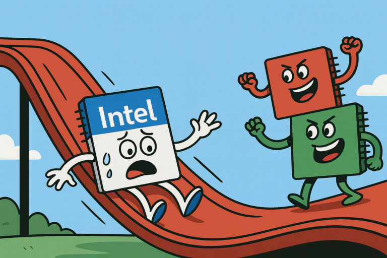 Intel in crisis: van chipgigant naar overlevingsstrijd