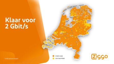 Ziggo lanceert 2,2 Gbit/s internet voor zakelijke markt