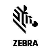 Zwart-wit geometrisch zebrahoofdpictogram boven het woord "ZEBRA" in vette, hoofdletters.