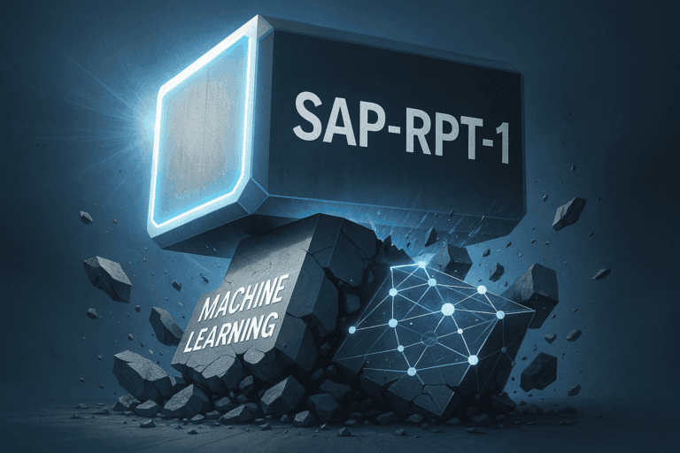 SAP lanceert RPT-1: het einde van machine learning?