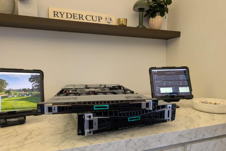 HPE bouwt private cloud en enorm tijdelijk netwerk bij Ryder Cup