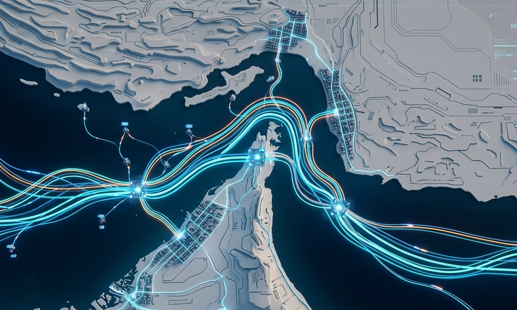 Image for the article: Iran dreigt met tol op onderzeese kabels bij Hormuz