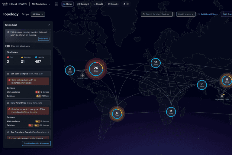 Cisco Cloud Control brengt networking en security samen in een enkel platform